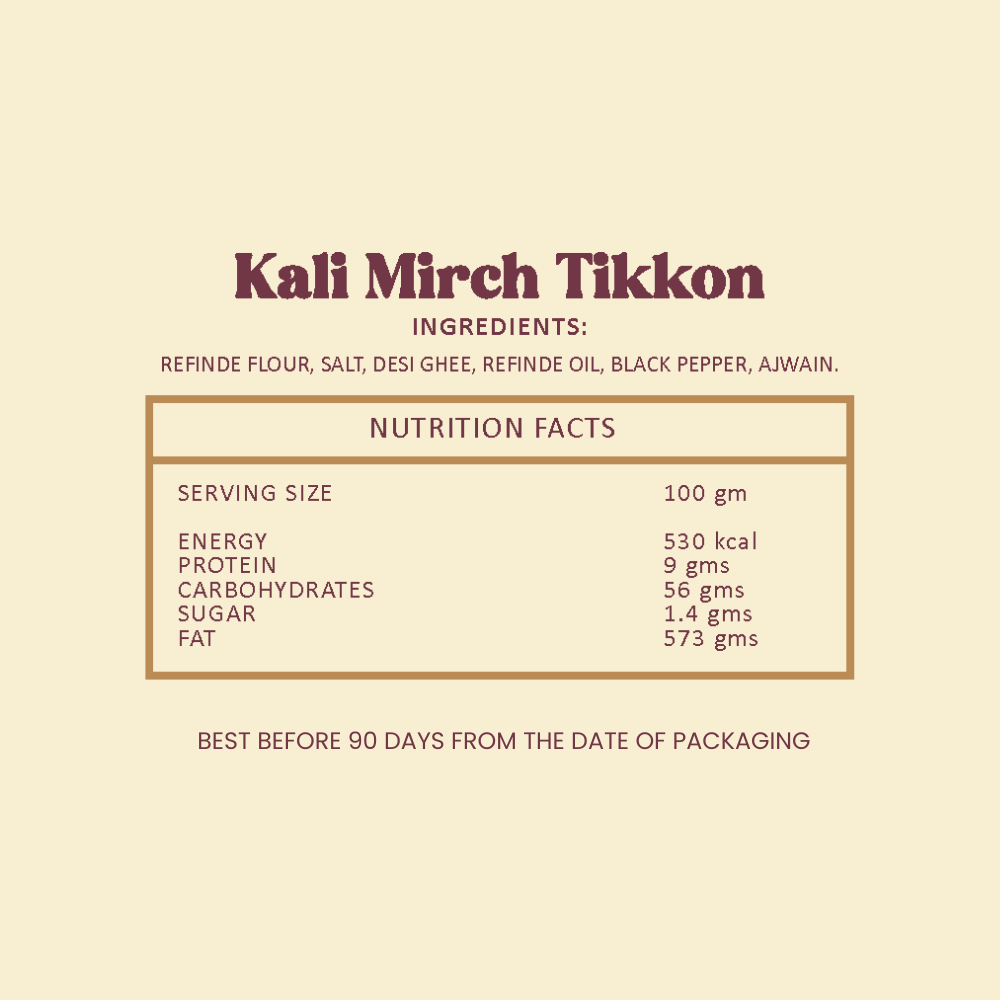 Kali Mirch Tikoon