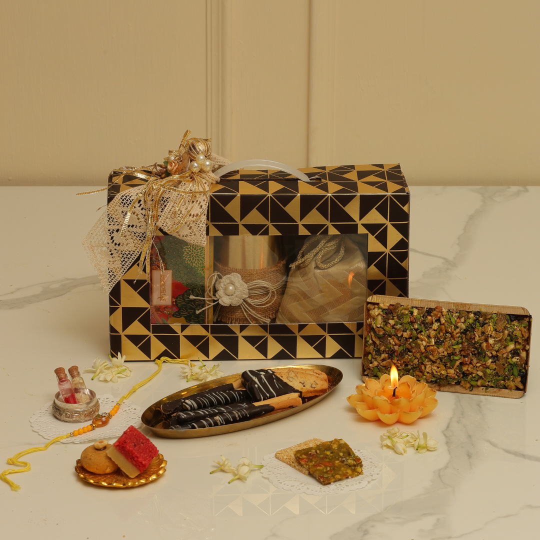 Black Golden Paper Box