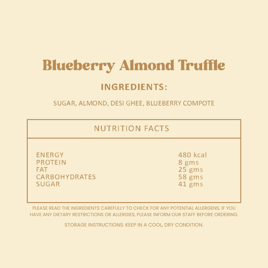 Blueberry Almond Truffle