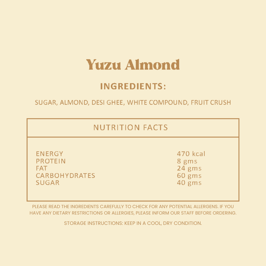 Yuzu Almond