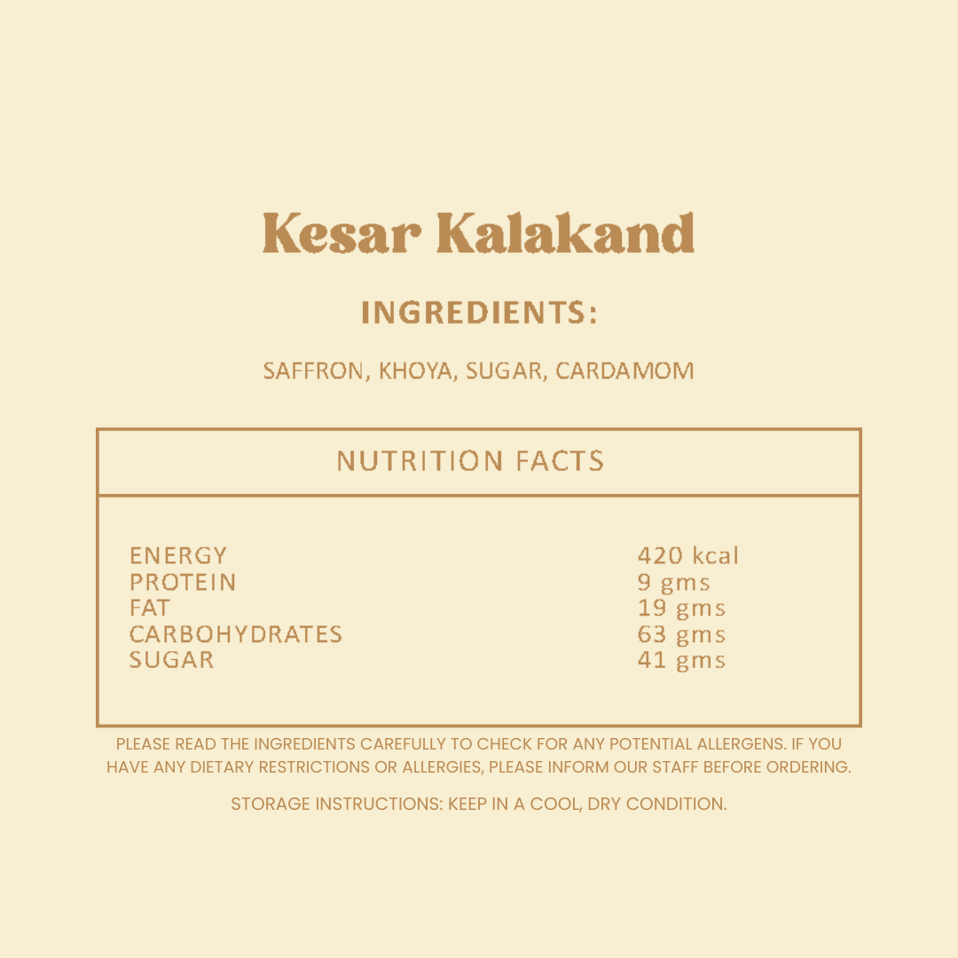 Kesar Kalakand