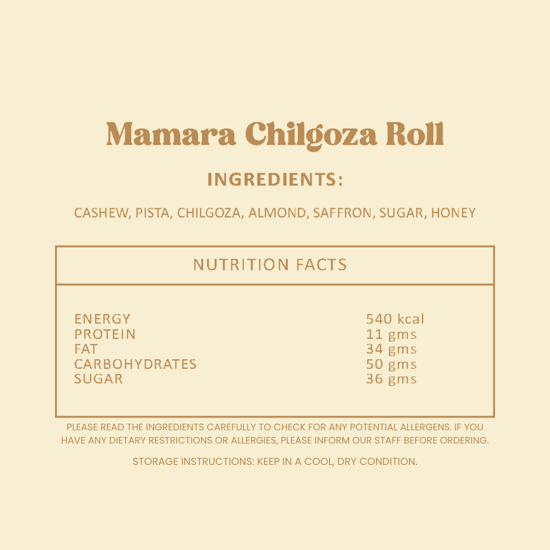 Mamra Chilgoza Roll