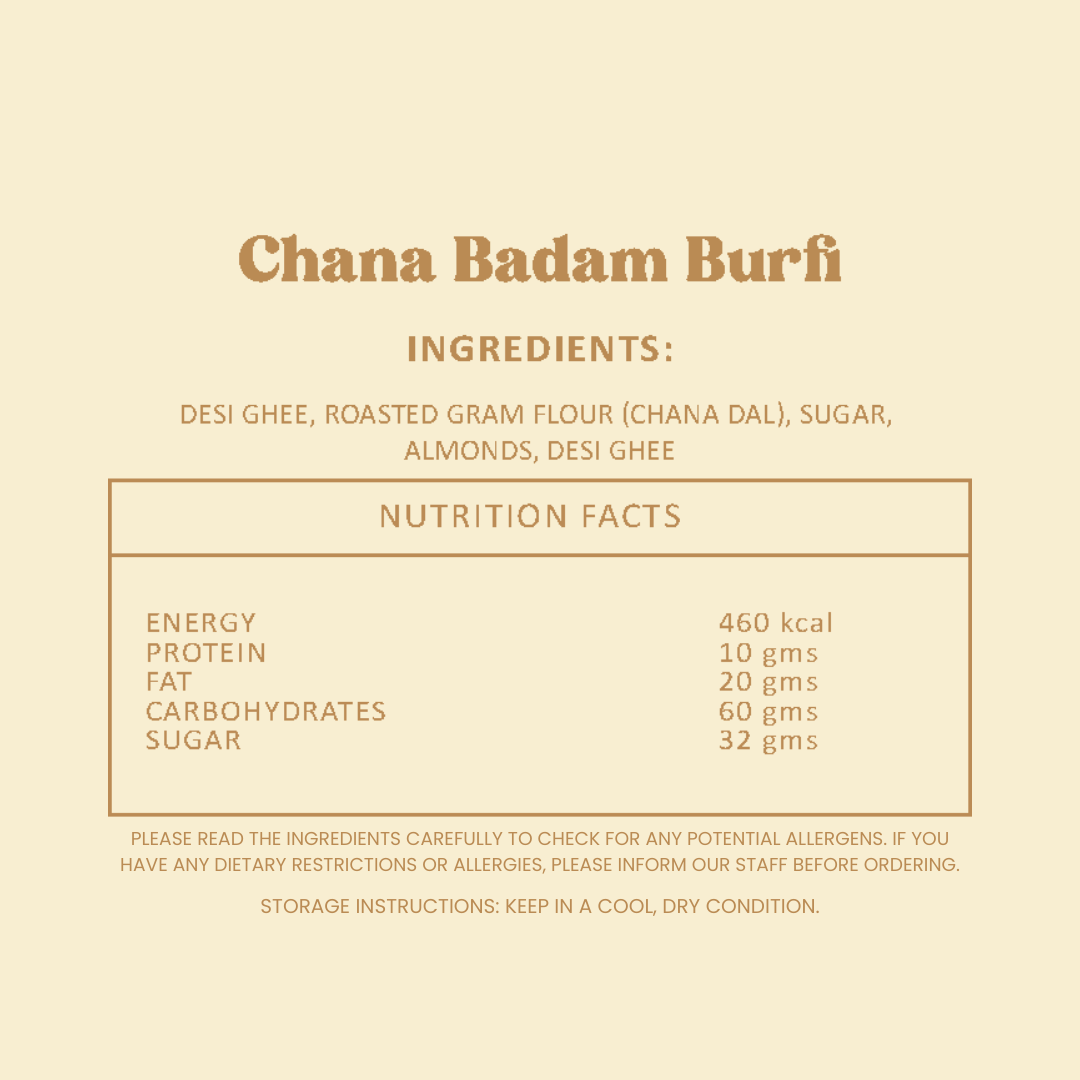 Chana Badam Burfi