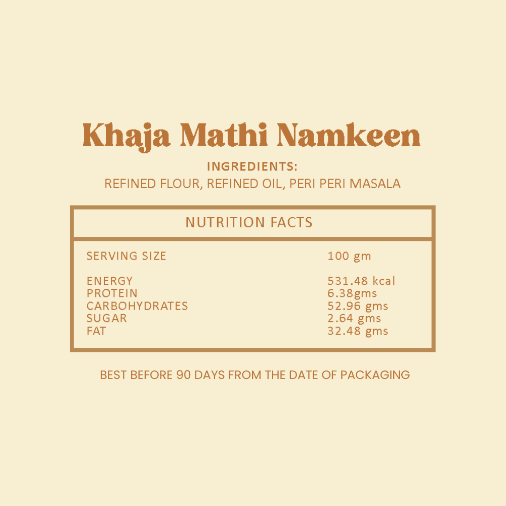 Khaja Mathri Namkeen