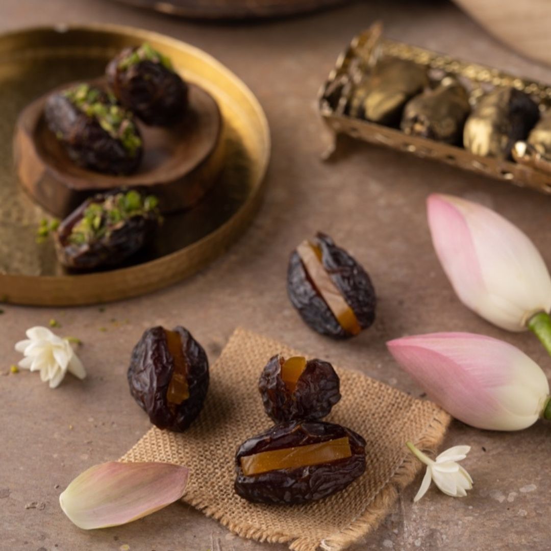 Aam Papad Stuffed Dates