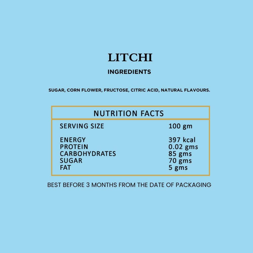 Litchi Jujubes - 200gm