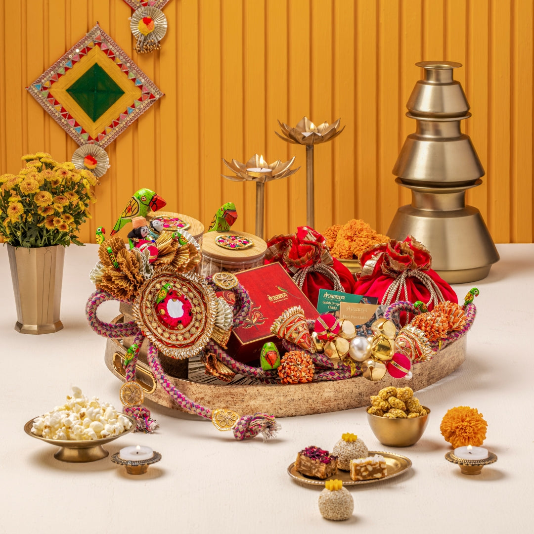 Lohri Signature Gold Tray