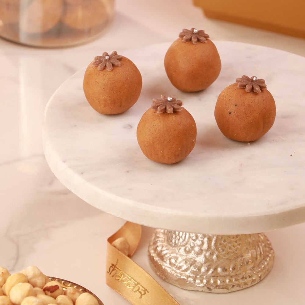 Besan Hazelnut Bomb