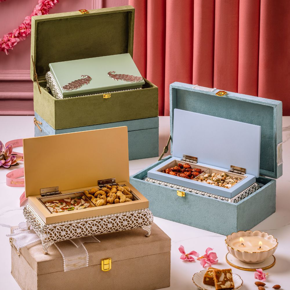 Suede Nutty Elegance Box (Medium)