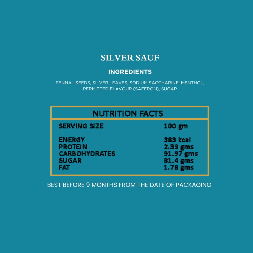 Silver Sauf - 160gm