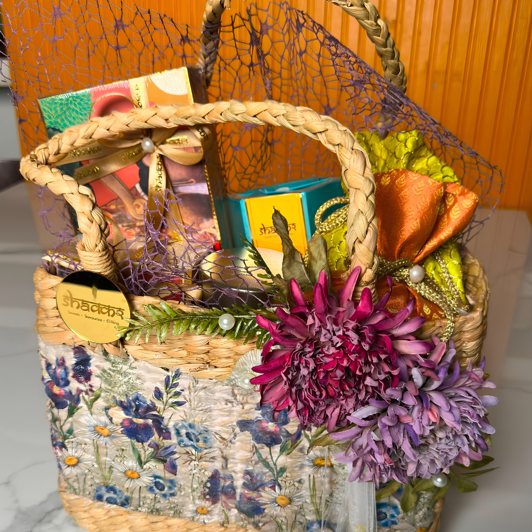 The Woven Wishes Rakhi Basket