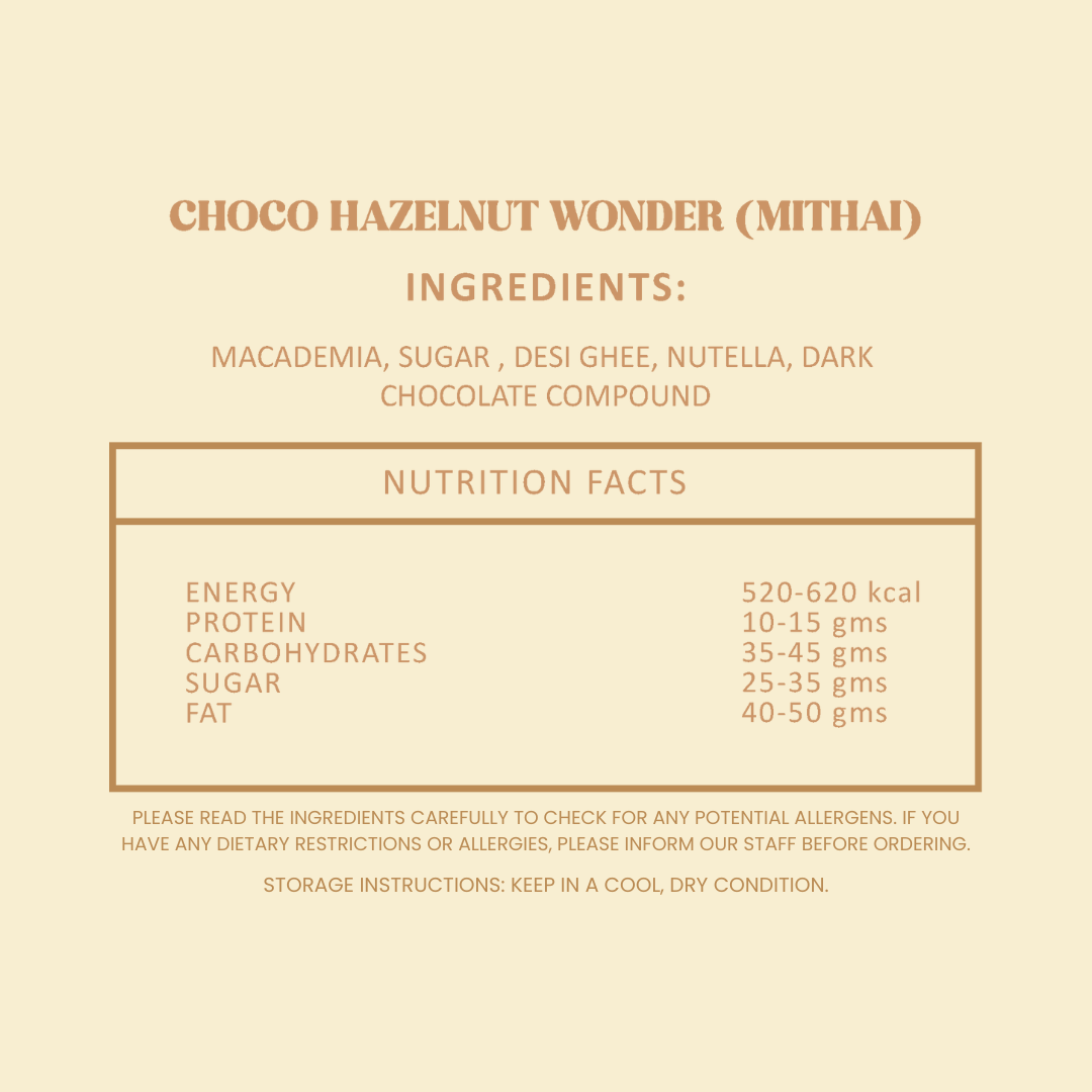 Choco Hazelnut Wonder