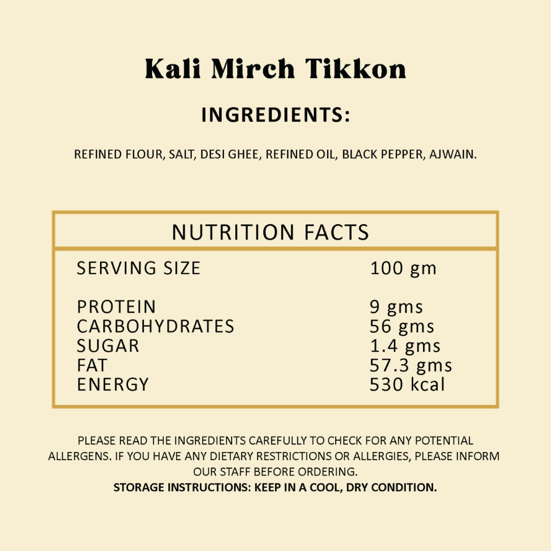 Kali Mirch Tikoon