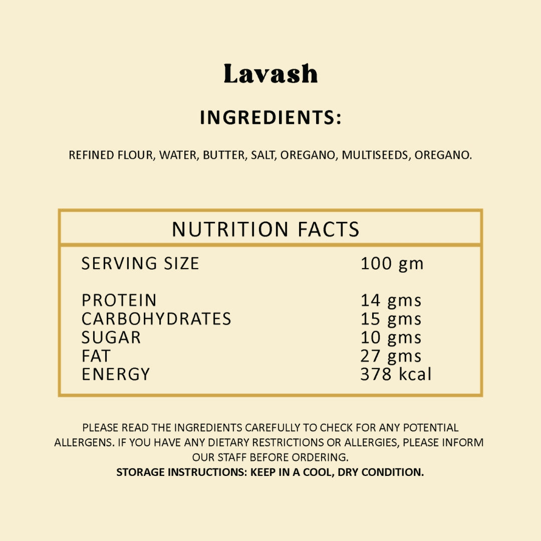 Lavash - 100gm