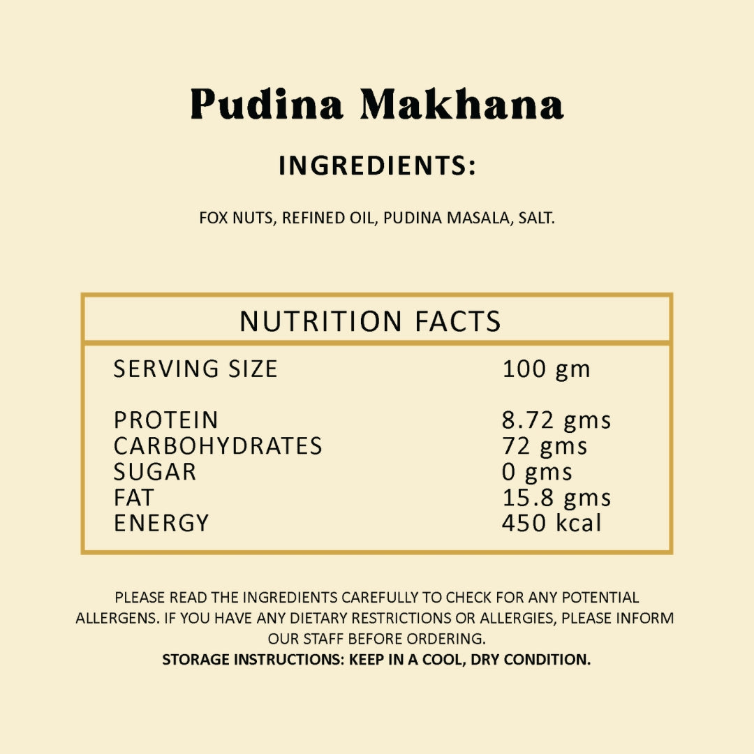Roasted Pudina Makhana
