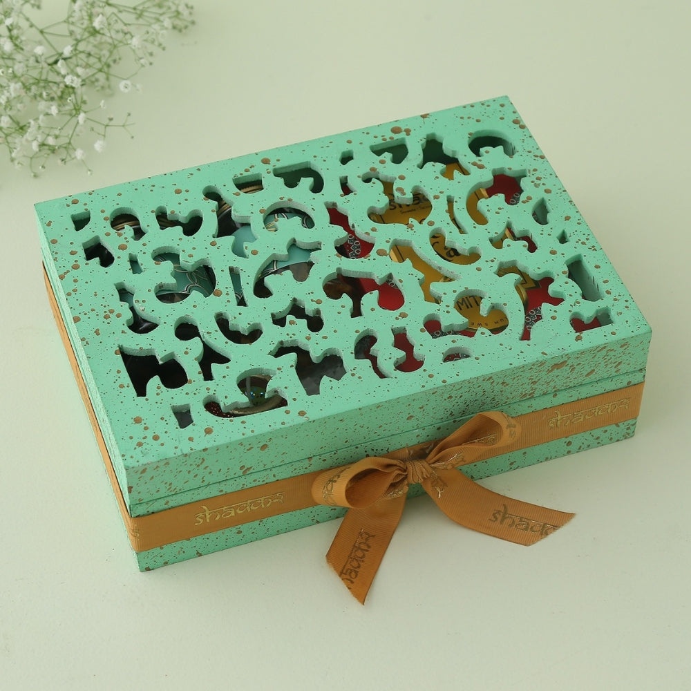 Green Filgree Box