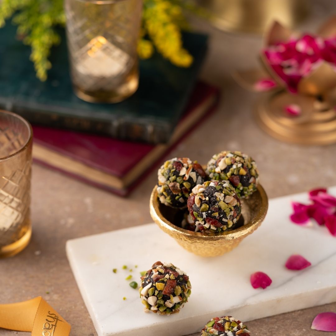 Fruit and Nut Dark Chocolate Truffle