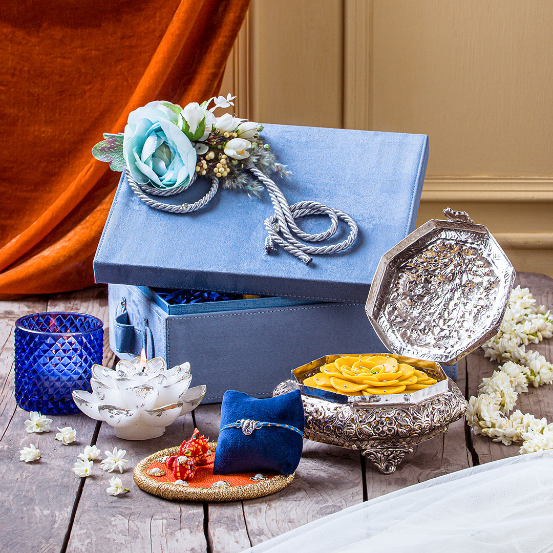 Silver Rakhi Hamper