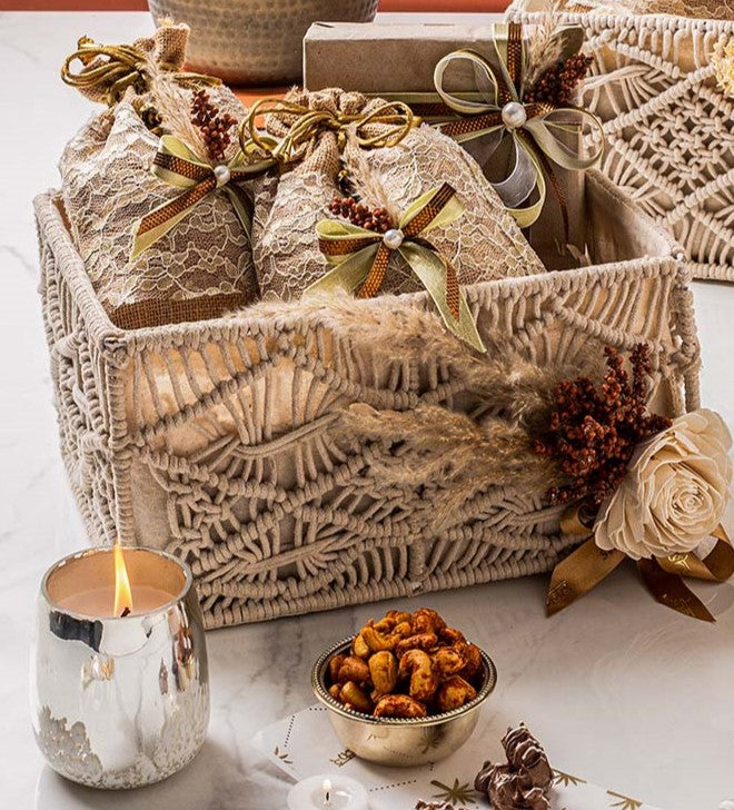 Macrame Gourmet Hamper Small