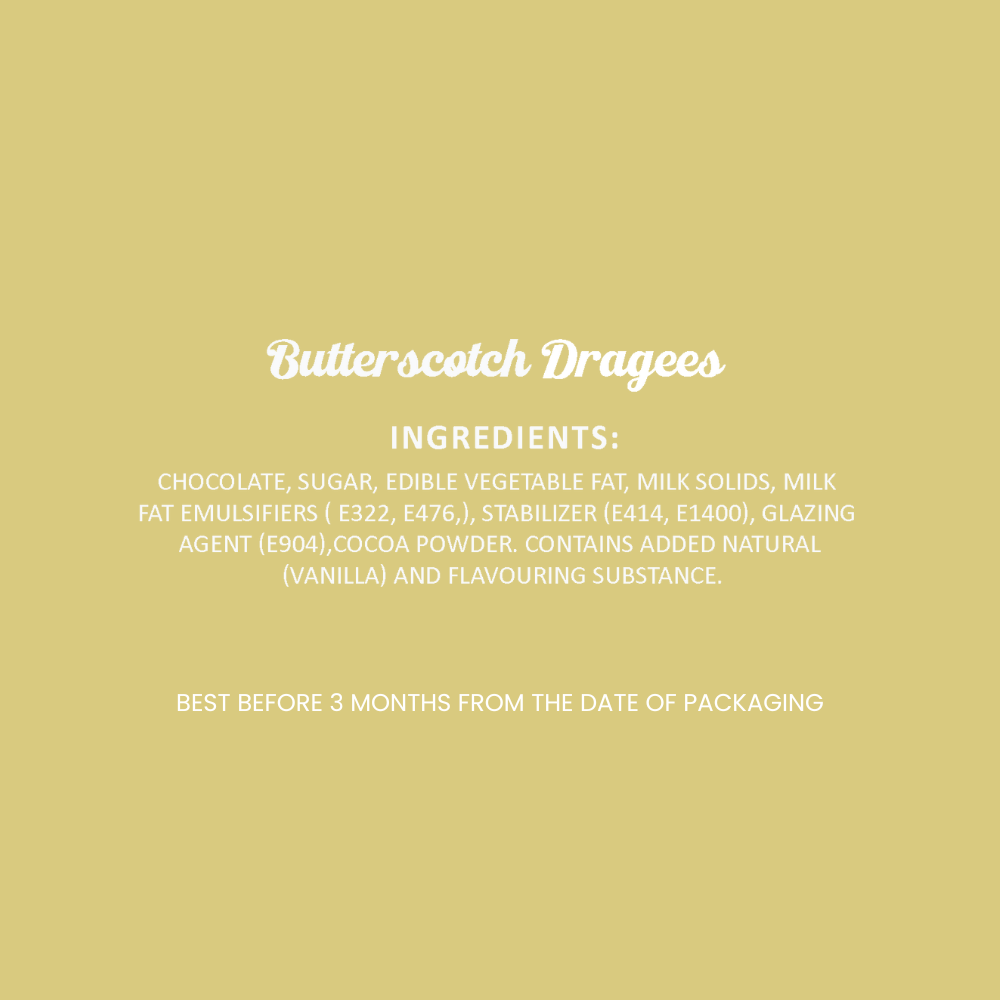 Butterscotch Dragees - 170gm