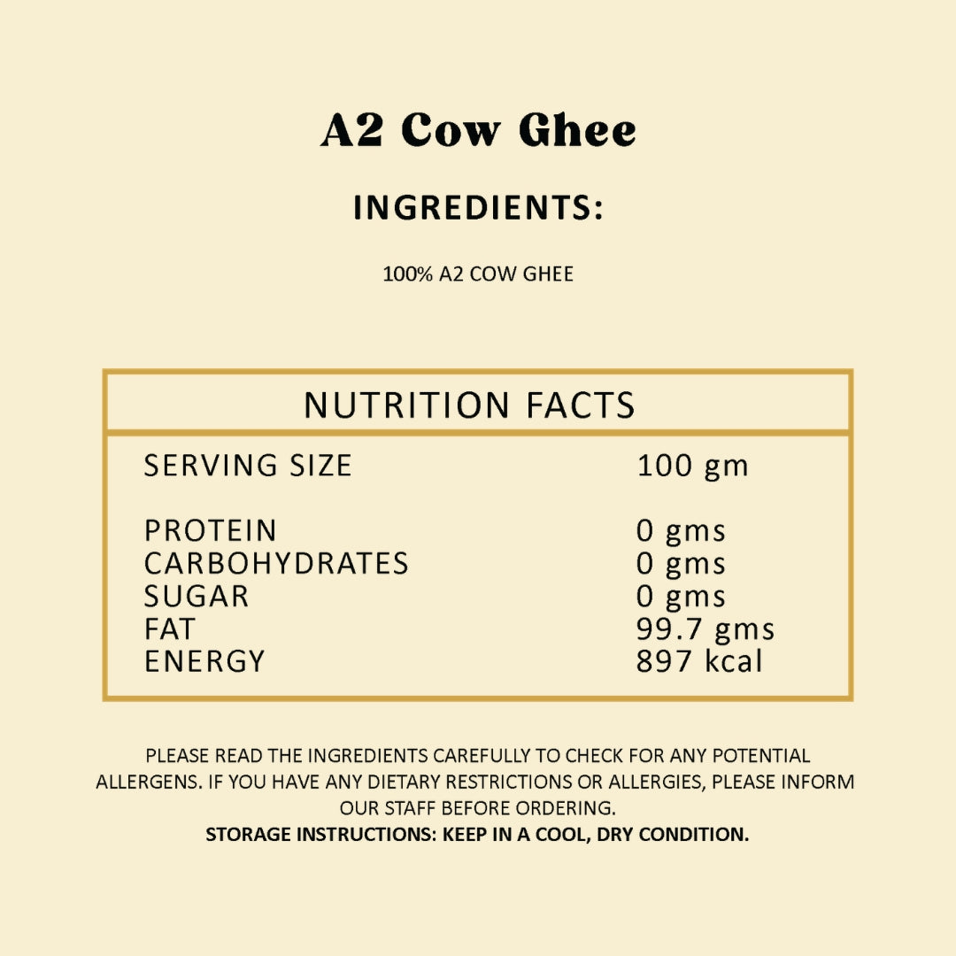 A2 Cow Ghee - 500ml