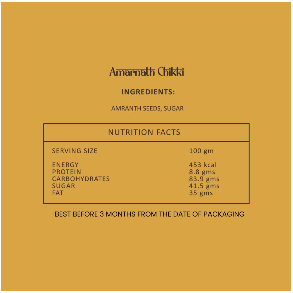 Amaranth Chikki - 14gm