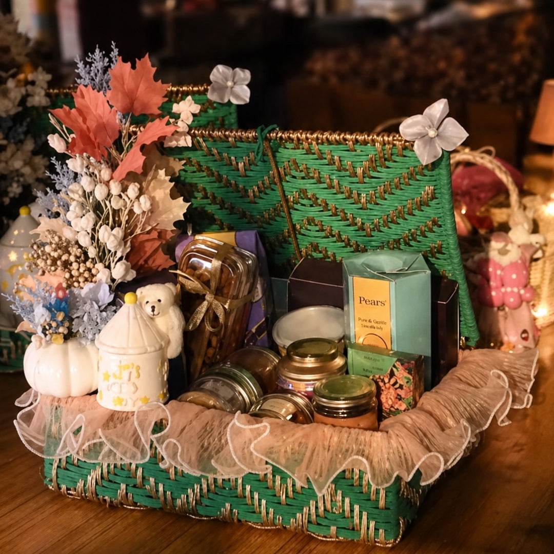 Handwoven Baby Indulgence Hamper