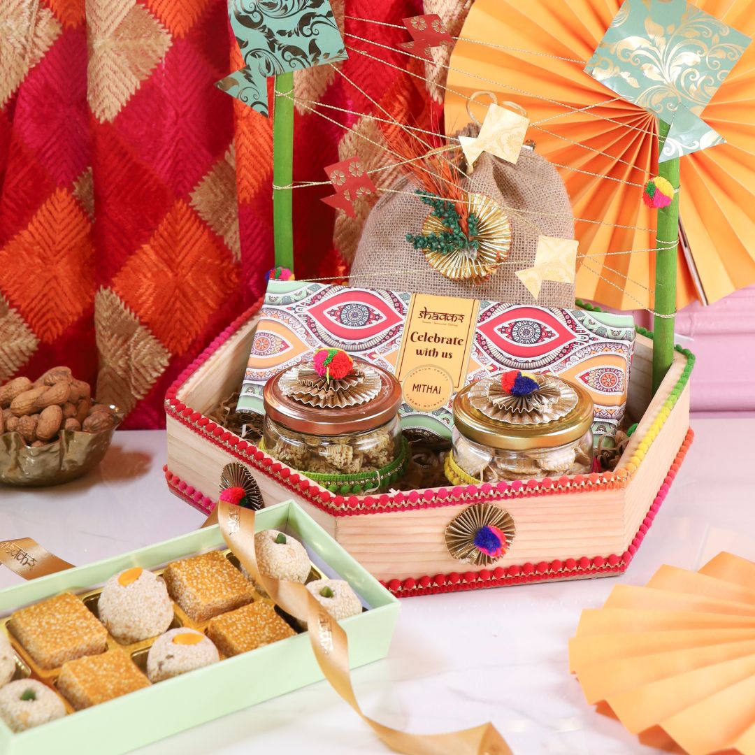 Hexagon Wooden Tray