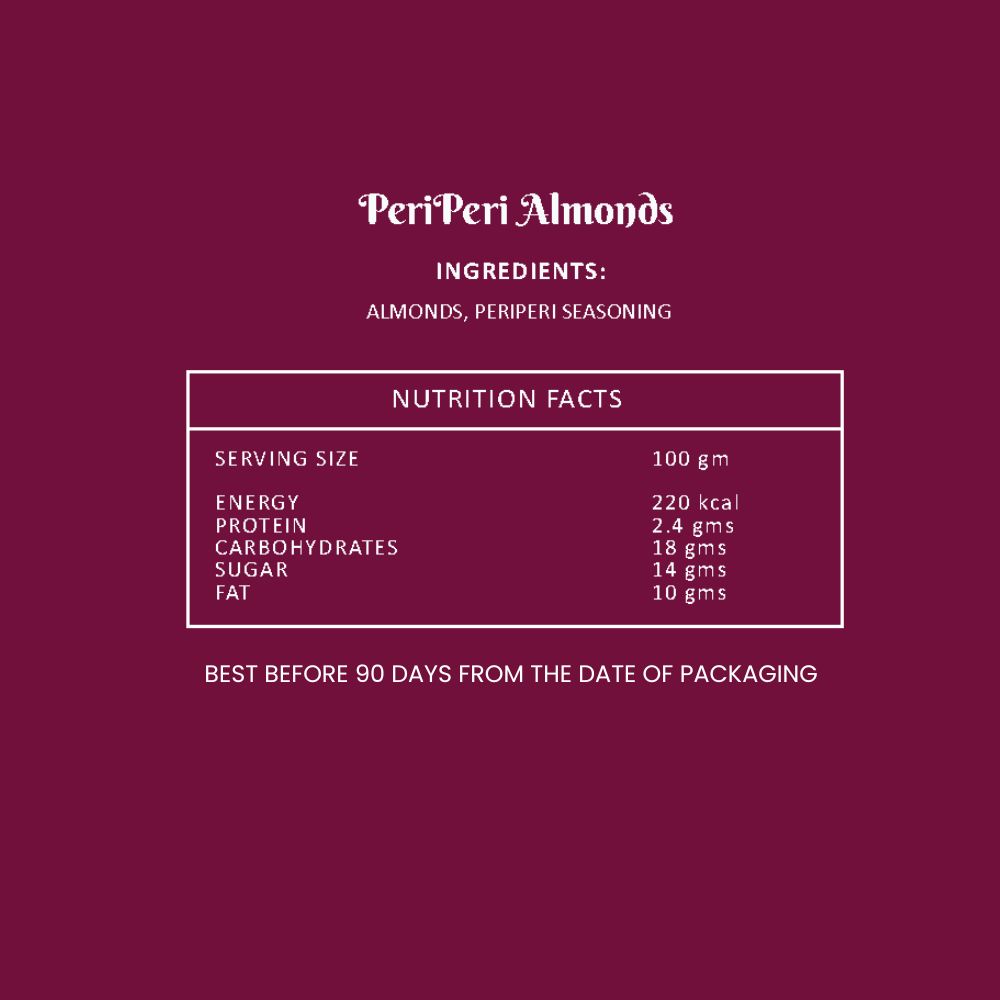 Peri Peri Almonds - 200gm