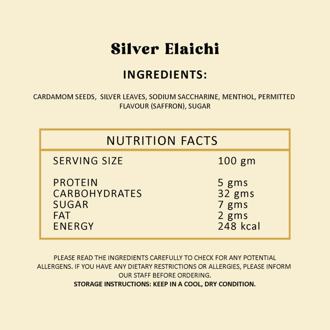 Silver Elaichi - 80gm