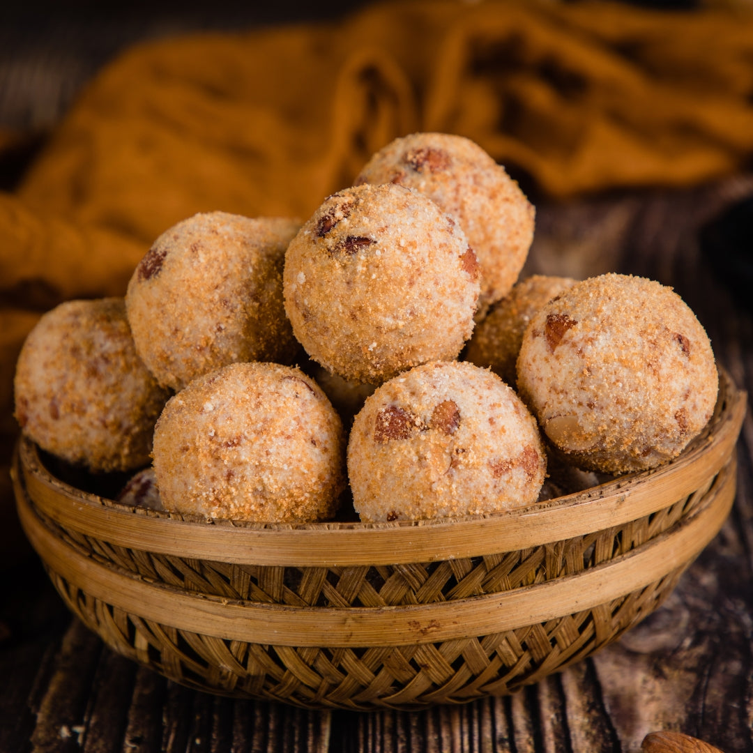 Almond Jaggery Laddoo
