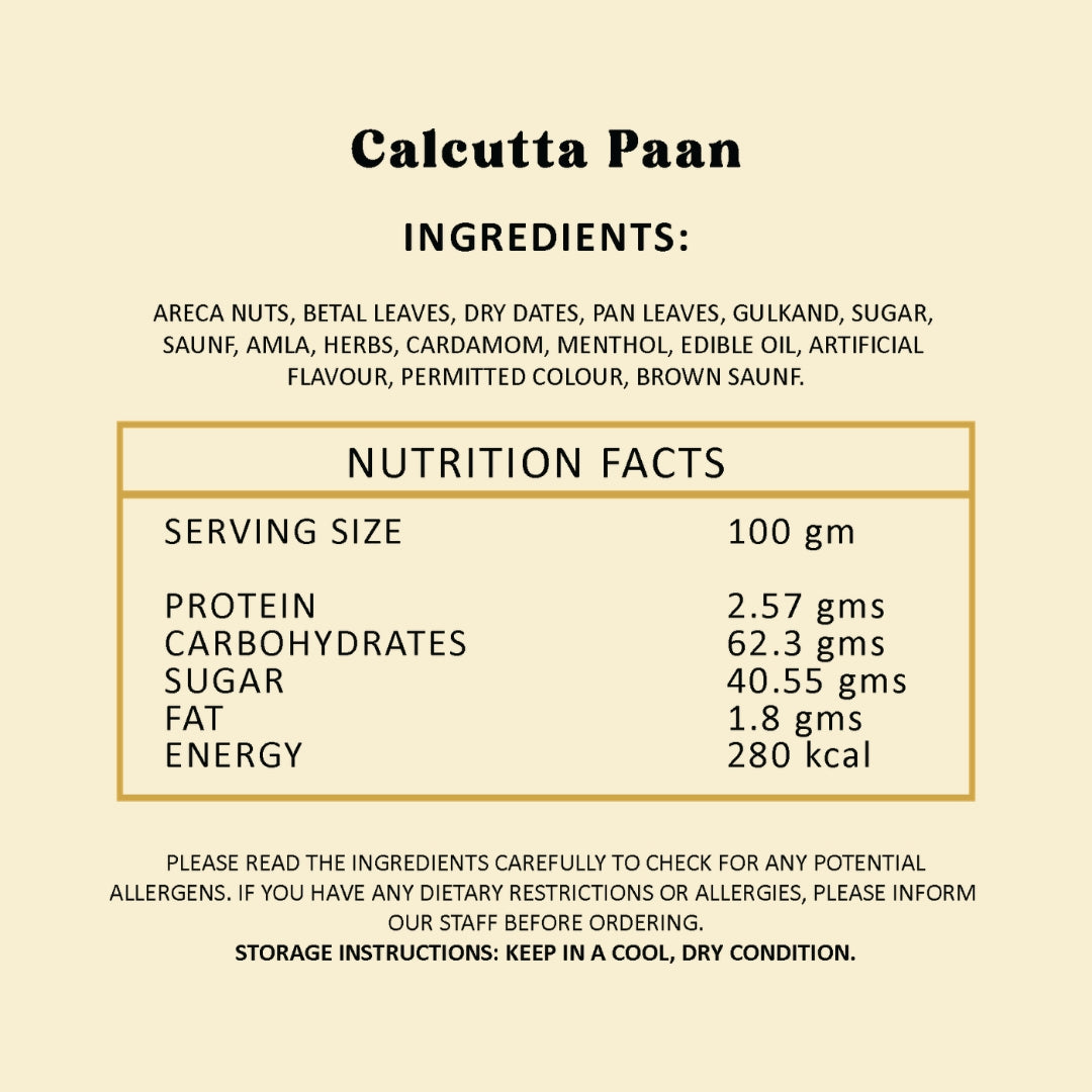 Calcutta Paan - 100gm