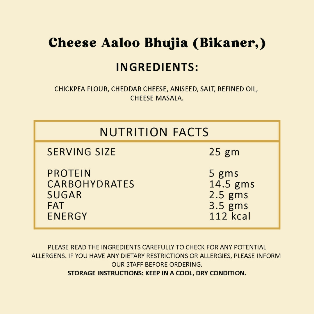 Cheese Aloo Bhujia