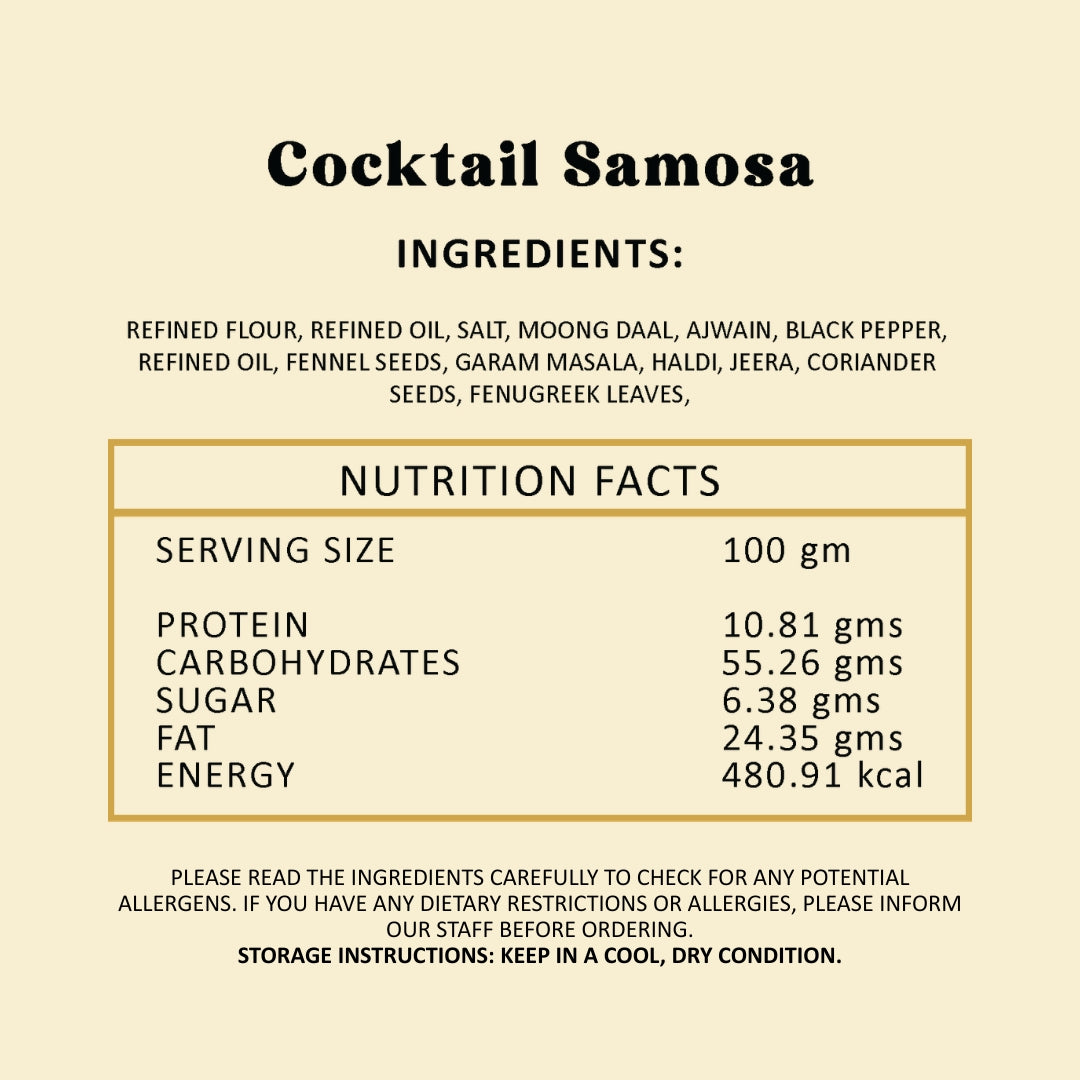 Cocktail Samosa