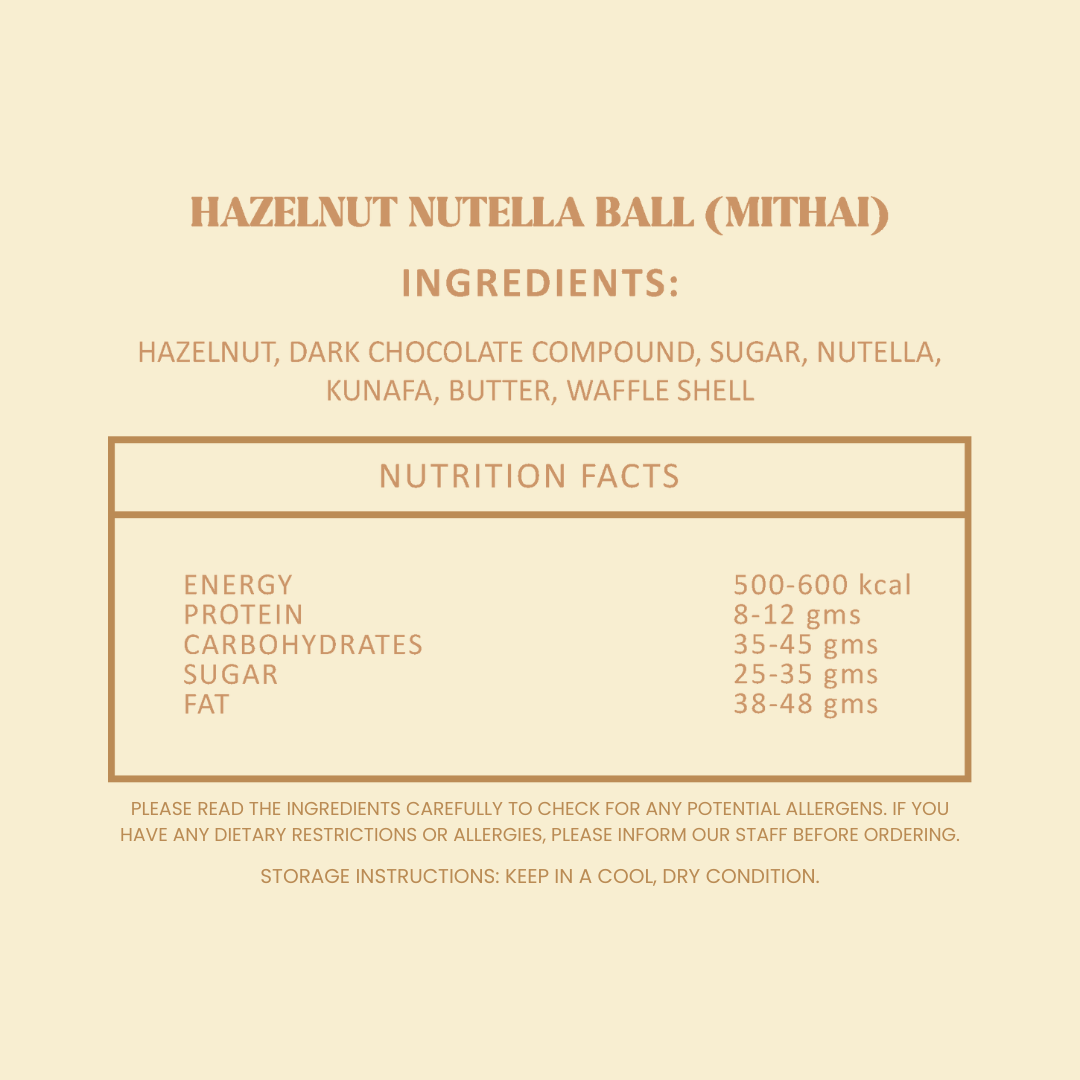 Hazelnut Nutella Ball