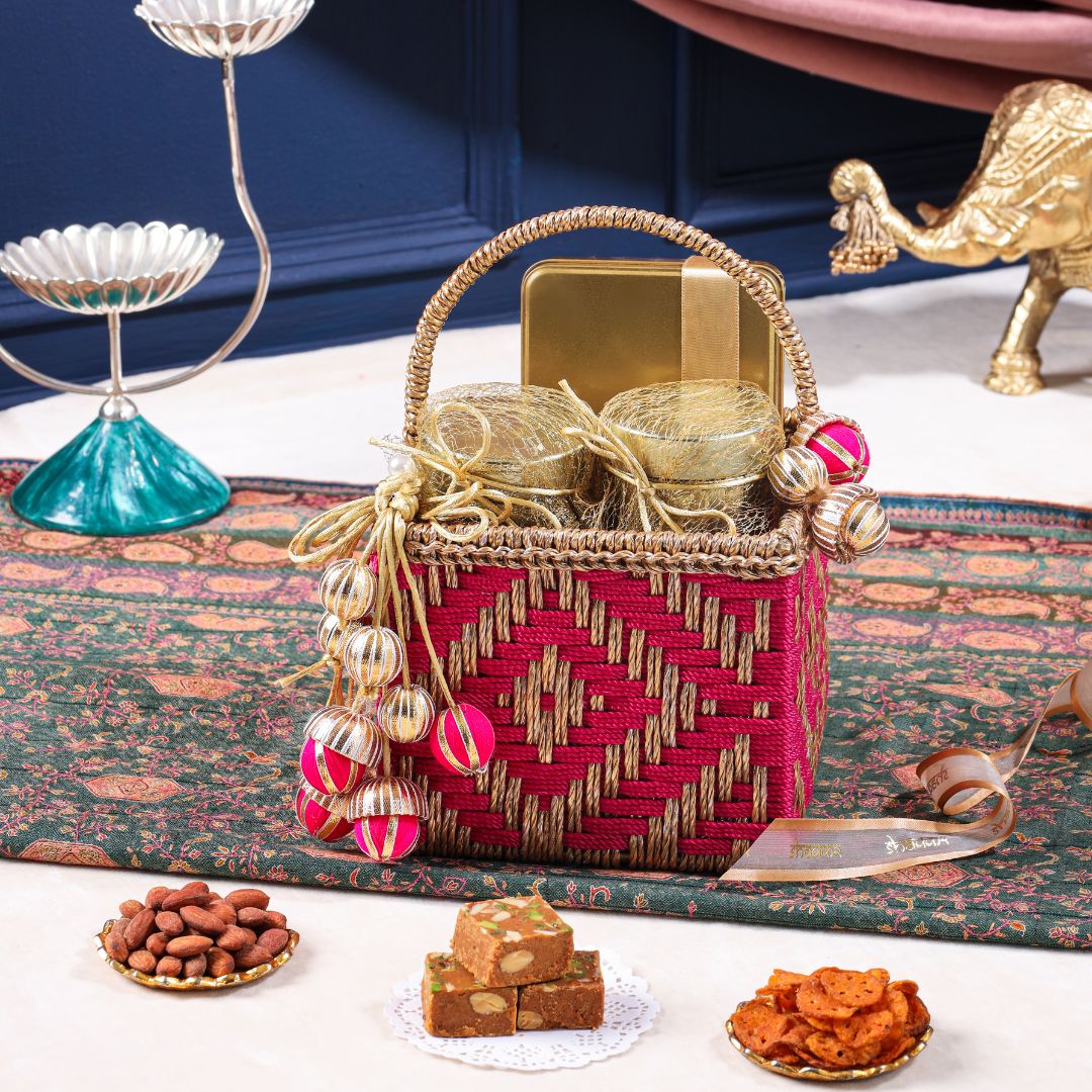 Illuminated Knots Basket
