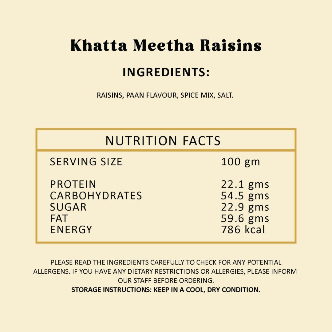 Khatta Meetha Raisins - 350gm
