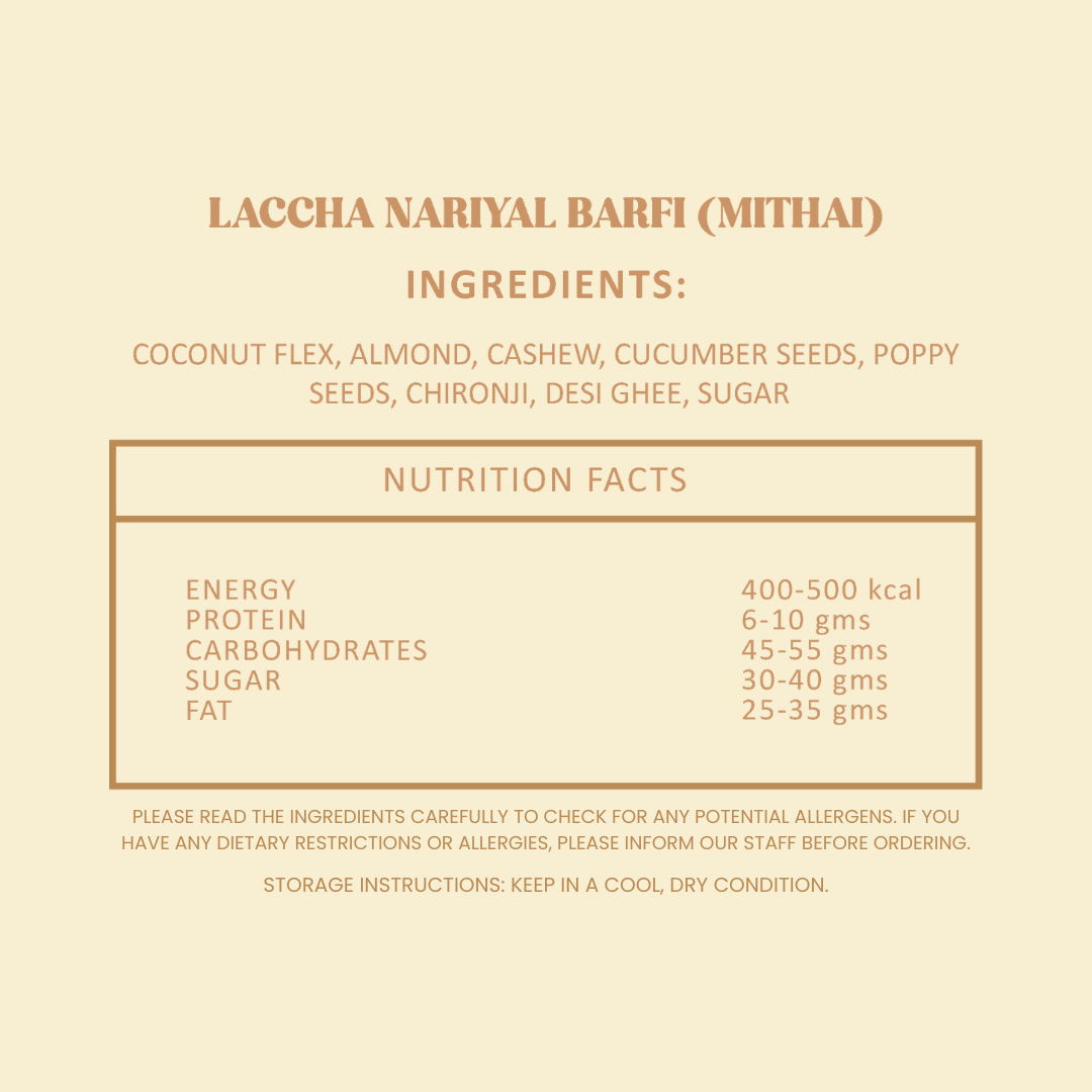 Laccha Nariyal Barfi