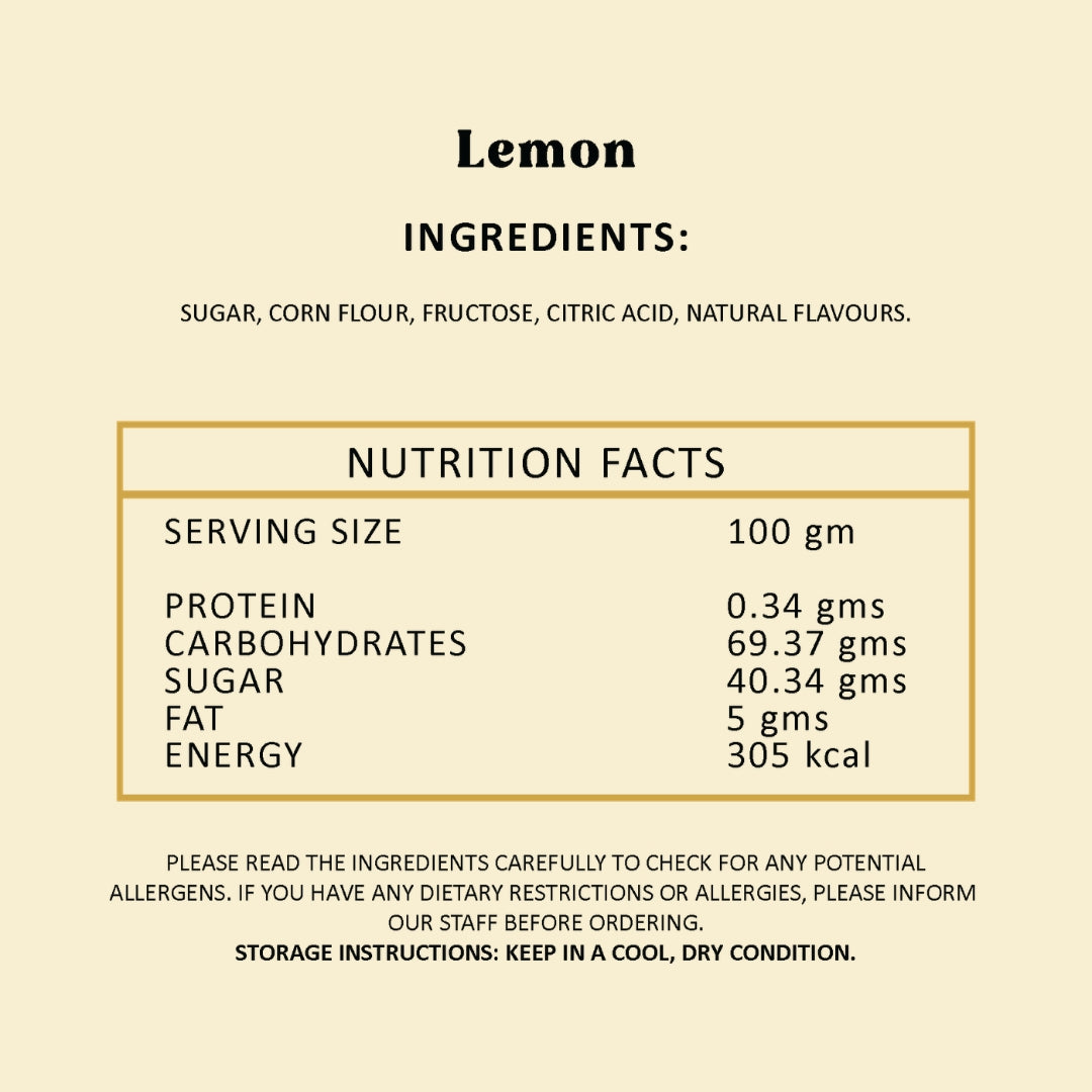 Lemon Jujubes - 200gm