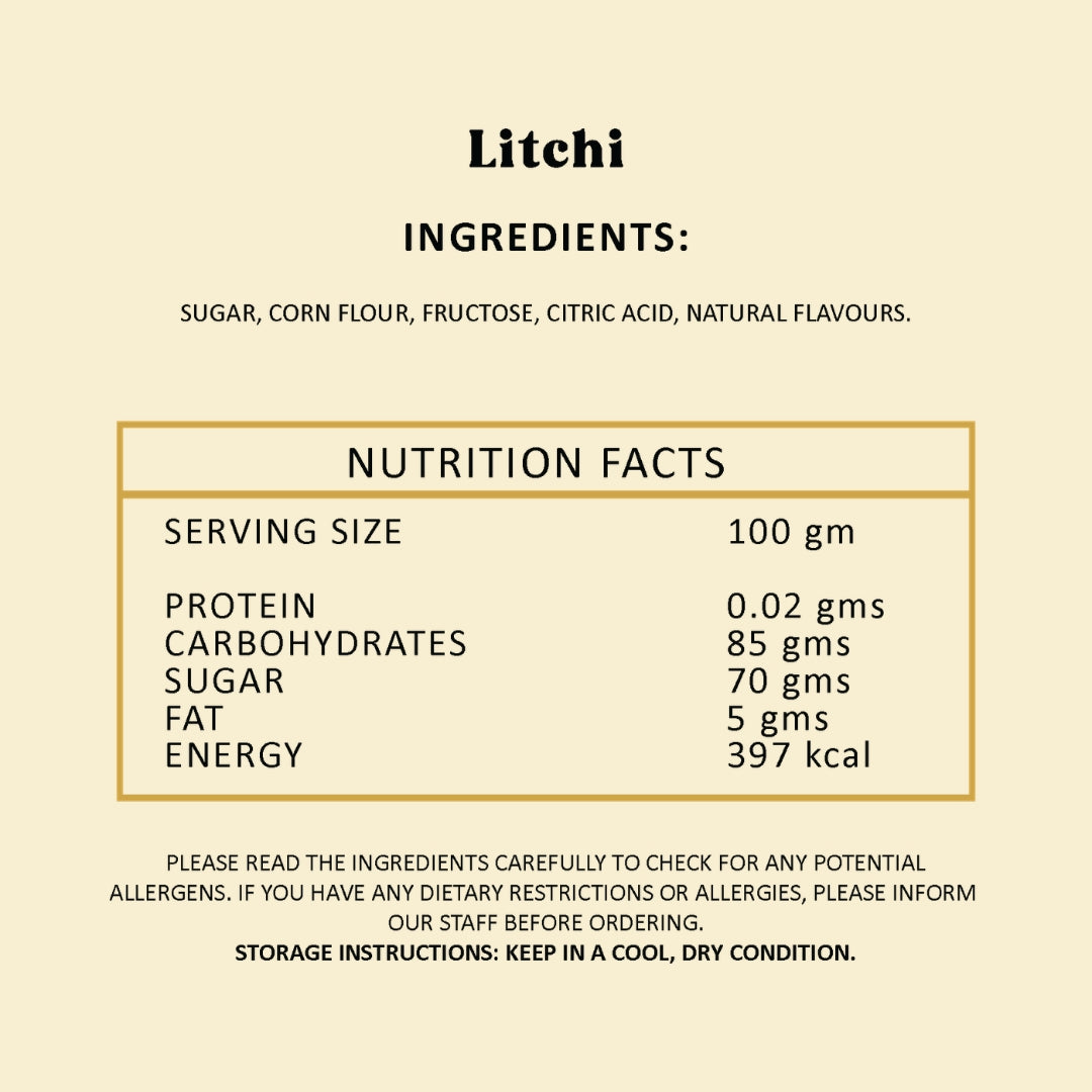 Litchi Jujubes - 200gm