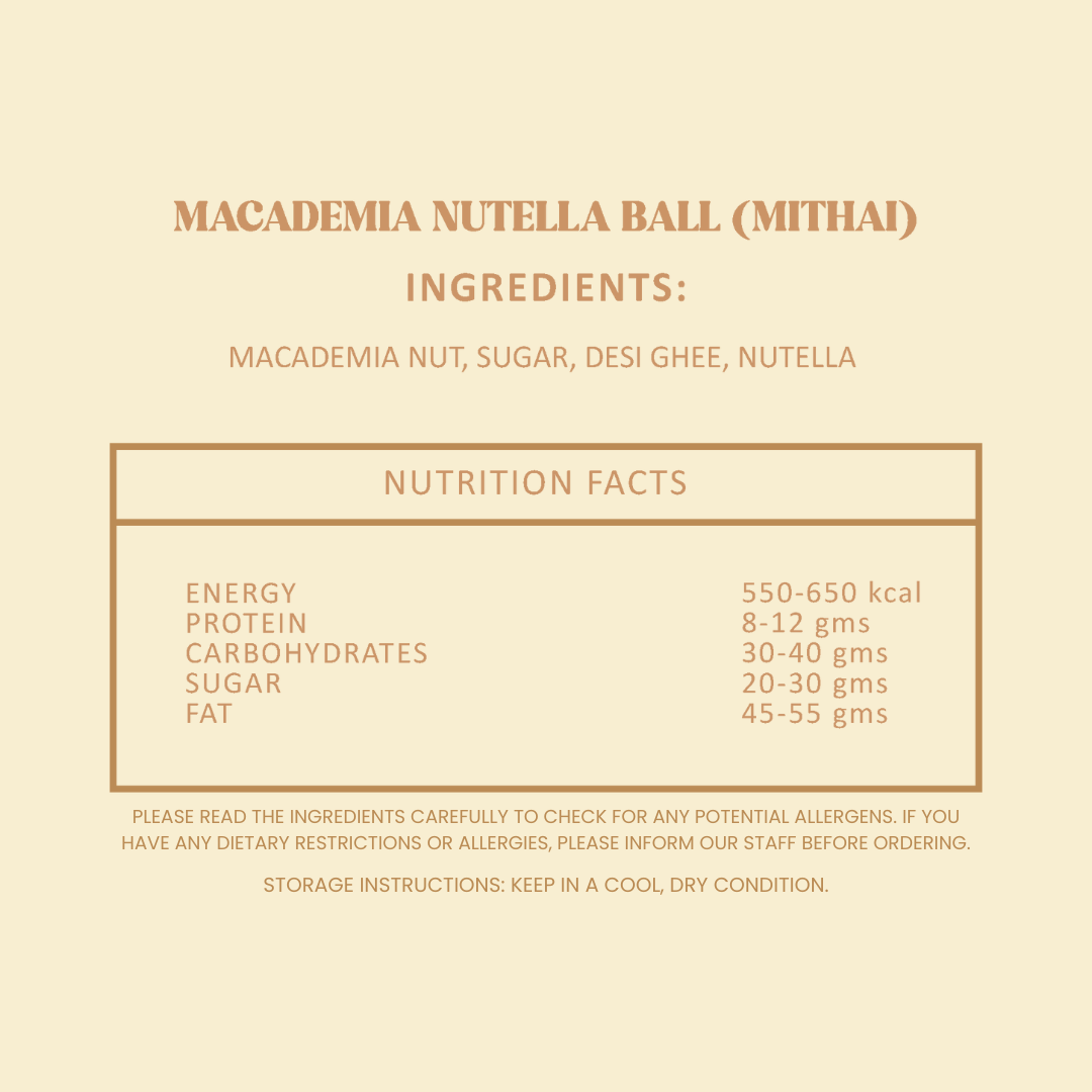 Macadamia Nutella Ball