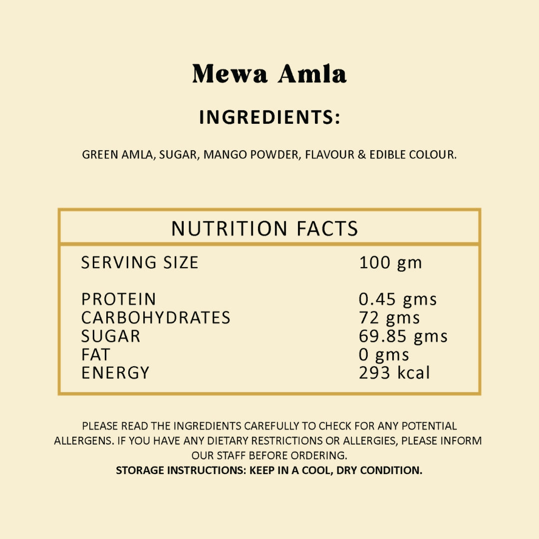 Mewa Amla - 110gm