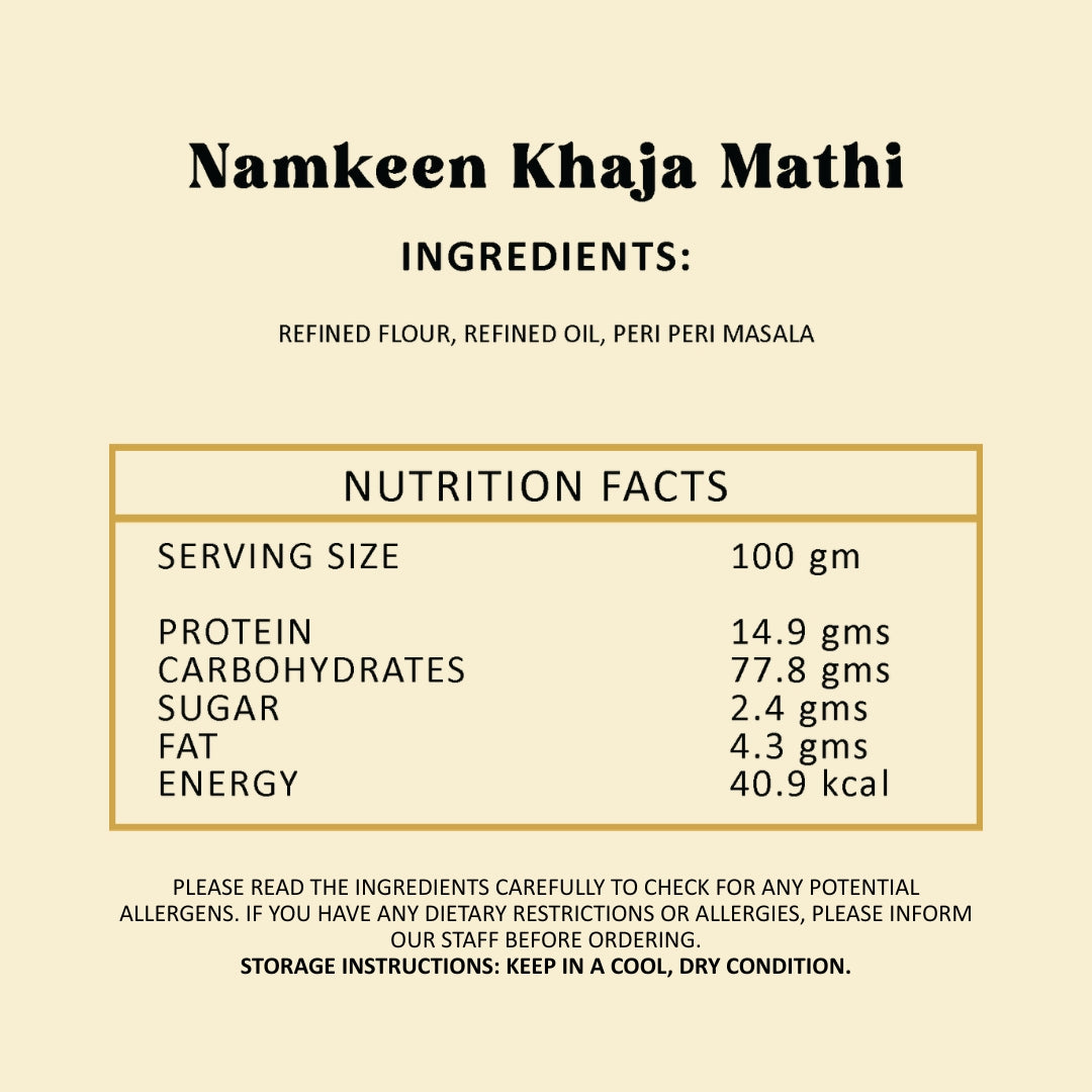 Khaja Mathri Namkeen