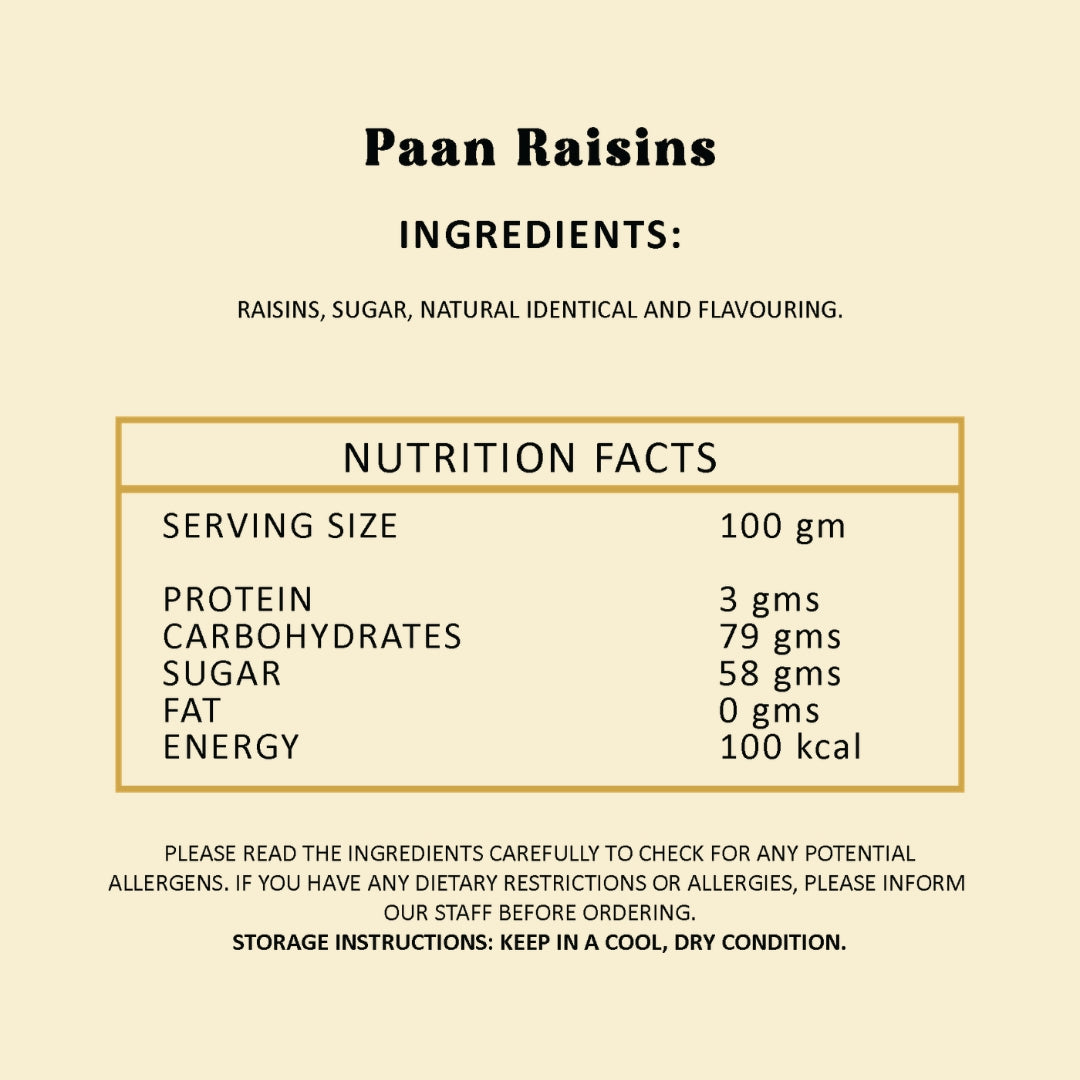 Paan Raisins - 350gm