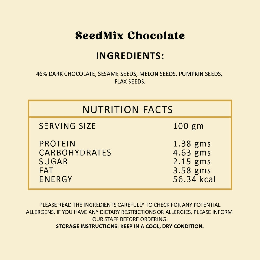 Seedmix Chocolate Bar