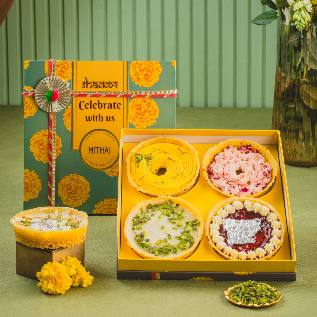 Ghewar Box (5") 4 PC