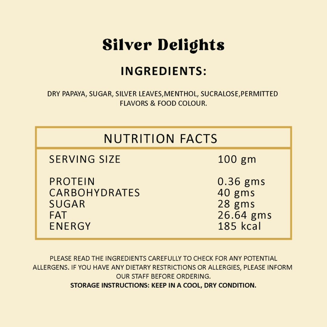 Silver Papaya - 130gm