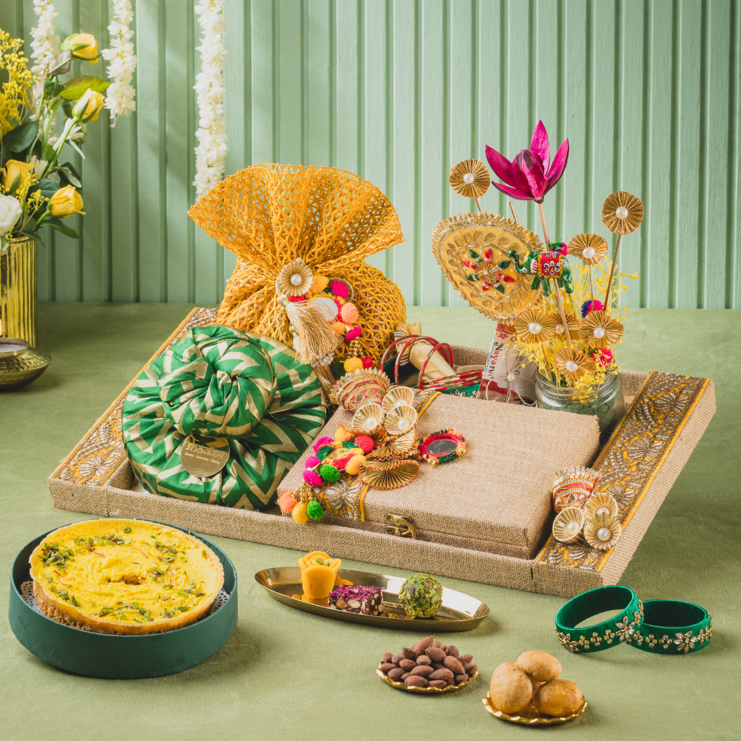 Jute Tray Hamper